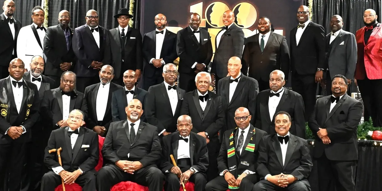 Group of men in formal tuxedos