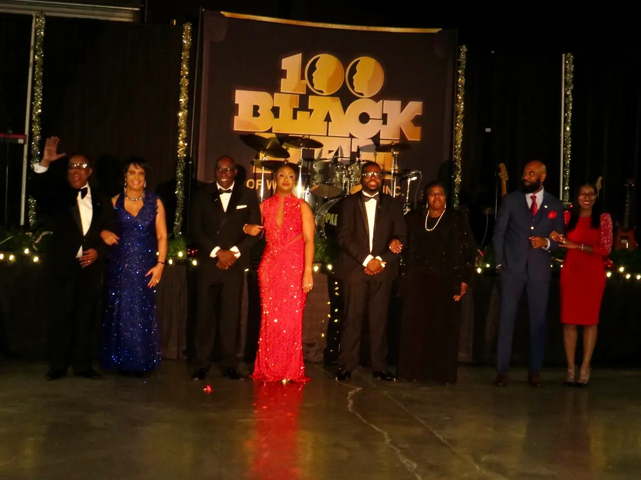 Group of people at formal event