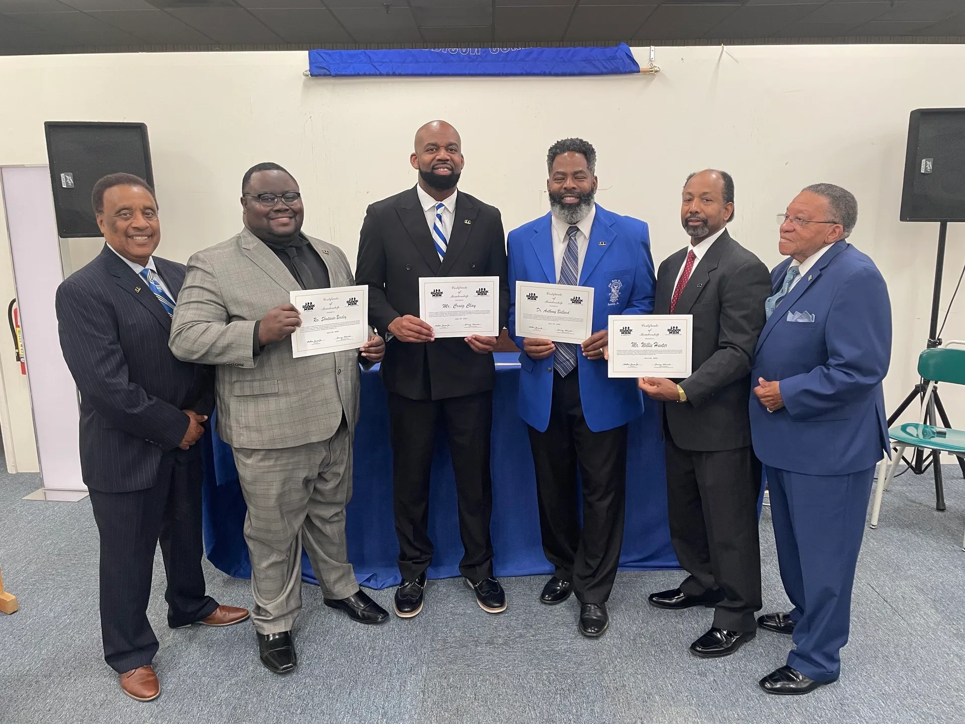 Formal gathering with certificate presentation